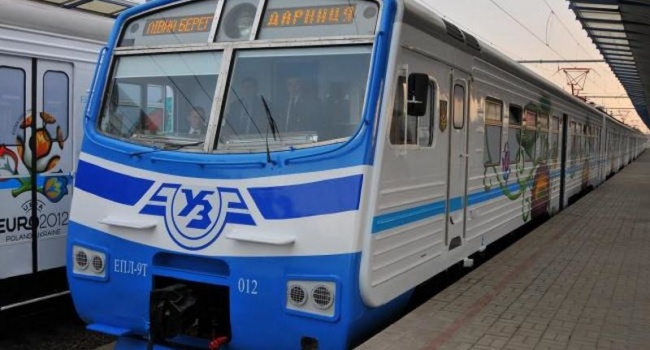 В Киеве меняется расписание движения городской электрички