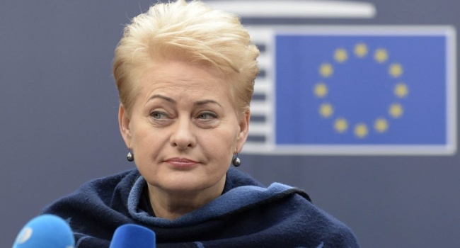 Грибаускайте заявила, что у Евросоюза большие долги перед Литвой