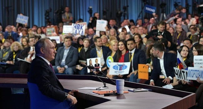 Путин на всю Россию продемонстрировал на «отлично» знание рейтингов кандидатов в президенты Украины