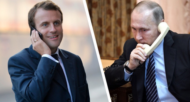 Путин и Макрон обсудили ситуацию, которая сложилась в Керченском проливе