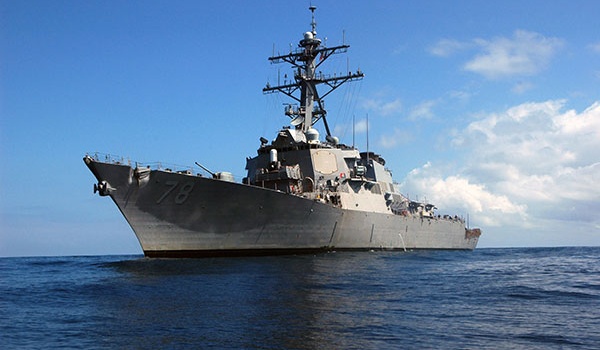 Американский военный корабль вошел в Черное море