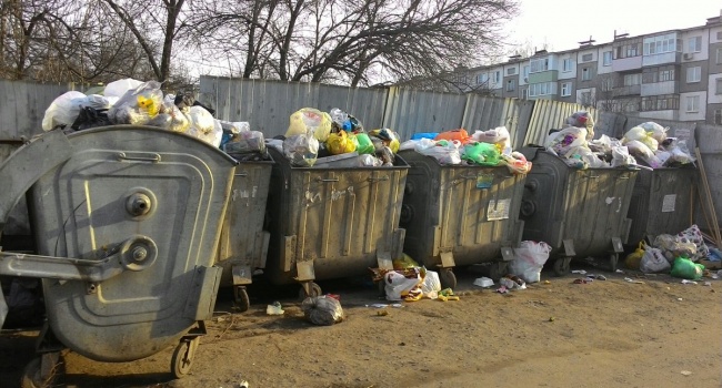 Жители Днепра воруют мусорные баки, чтобы готовить в них еду