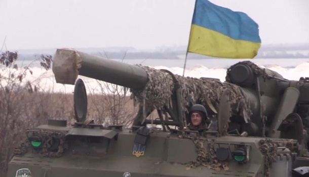На Донбассе провели испытания артиллерийских установок «Пион»