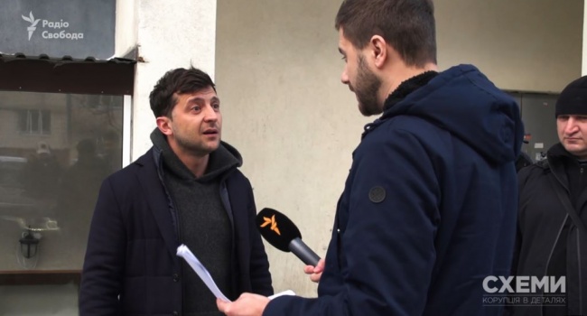 Чтоб не отвечать на вопрос о бизнесе в РФ Зеленский полторы минуты убалтывал назойливого журналиста, – блогер Чтоб не отвечать на вопрос о бизнесе в РФ Зеленский полторы минуты убалтывал назойливого журналиста, – блогер