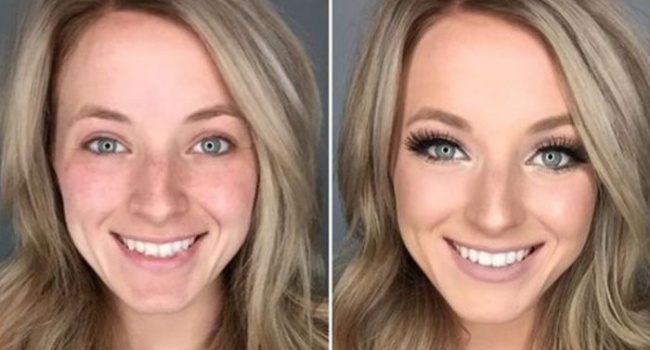 Женщин с ярким макияжем уважают меньше
