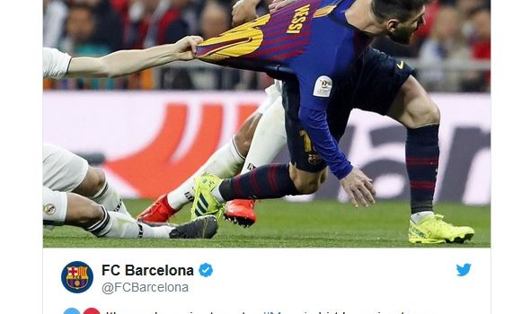 «Барселона» потроллила обладателя «Золотого мяча»