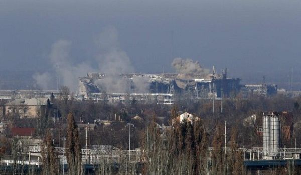 Пожар в оккупированном Донецке, огнем охвачена «Донбасс –Арена»