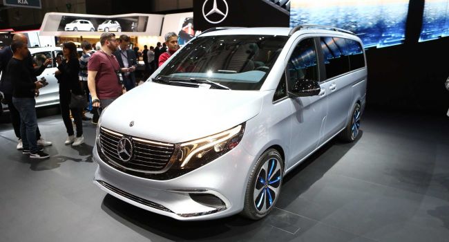 Семейство Mercedes V-class пополнится электрической версией