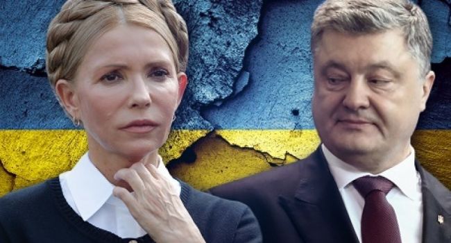 Тимошенко и Порошенко борются за второе место в президентском рейтинге