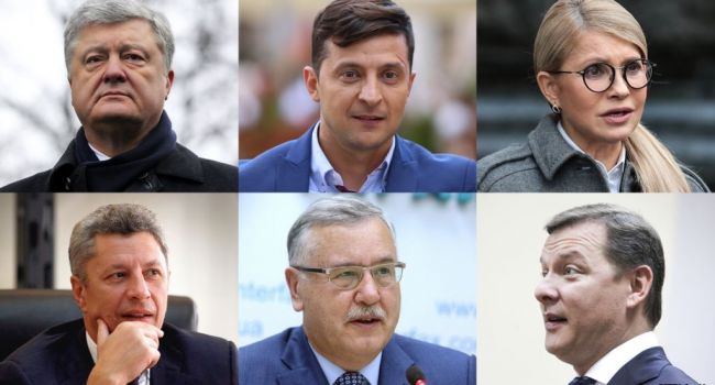 Бойко, Гриценко и Ляшко продолжают делать попытки прорваться в тройку лидеров президентского рейтинга – Центр Разумкова