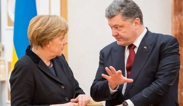 В Германии назвали «политической ошибкой» встречу Меркель с Порошенко 