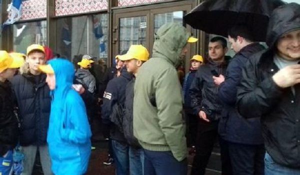 В Киеве состоялся немногочисленный митинг в честь 1 Мая 