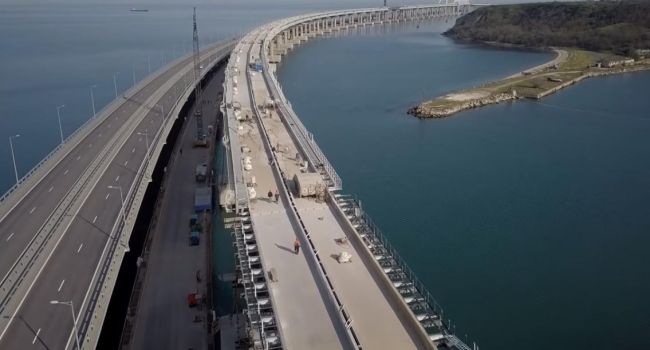 «Радость Ротенберга становится грустью»: обнародованы новые фото мертвого Крымского моста