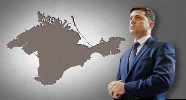 «Зеленский просто не может сказать, что Крым навечно вошел в состав России»: на захваченном полуострове отреагировали на слова нового главы Украины 