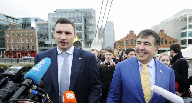 Та ещё пара: Кличко хочет объединиться с Саакашвили 