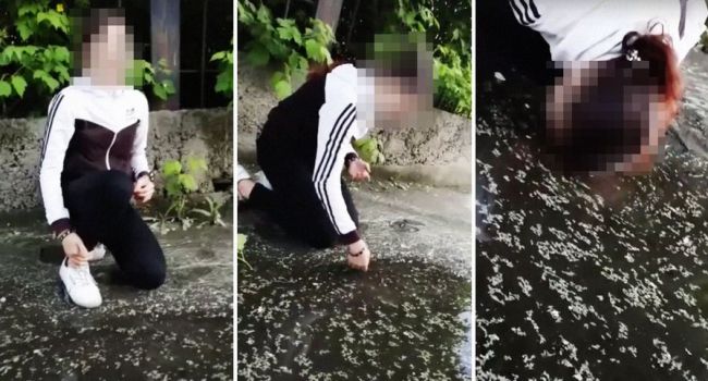 В РФ школьницы издевались над девочкой, заставляя её пить воду из лужи