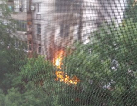 «Жертвы пожара»: в Донецке огнем пылал многоэтажный жилой дом
