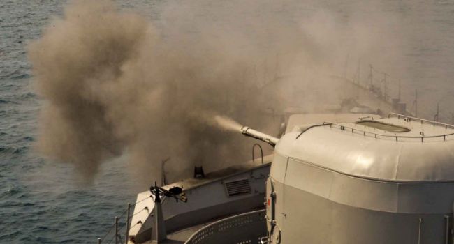 Украинские и американские моряки в Черном море уничтожили цели при помощи артиллерии