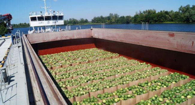Рекордные 400 тонн: в Киев прибыли арбузы из Херсона