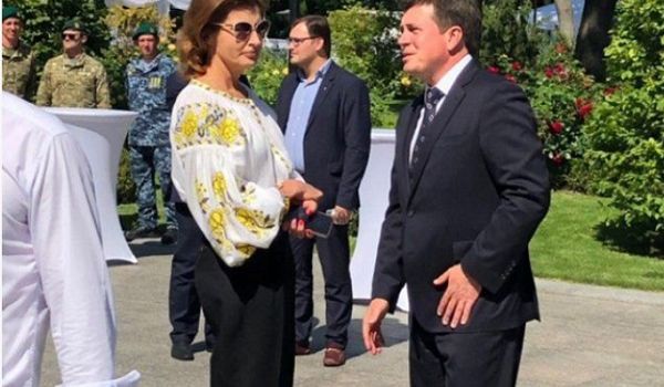 Марина Порошенко пришла на прием к Зеленским, забыв о дресс-коде