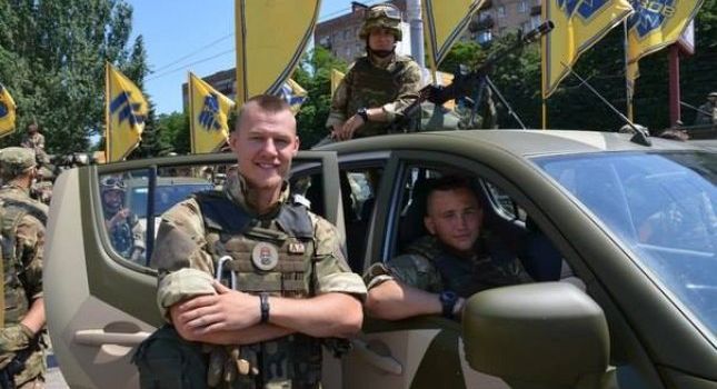 «Слава Украине!»: бойцы «Азова» вытеснили террористов из-под Горловки и Донецка