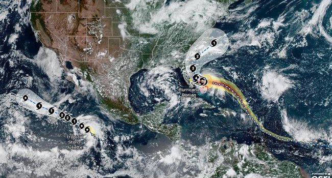 Жуткие кадры: Сотрудники НАСА показали, как выглядят мощные ураганы из космоса