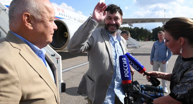 Полозов: Освобождение Вышинского - это четкий сигнал российским пропагандистам, что Кремль «своих не бросает»