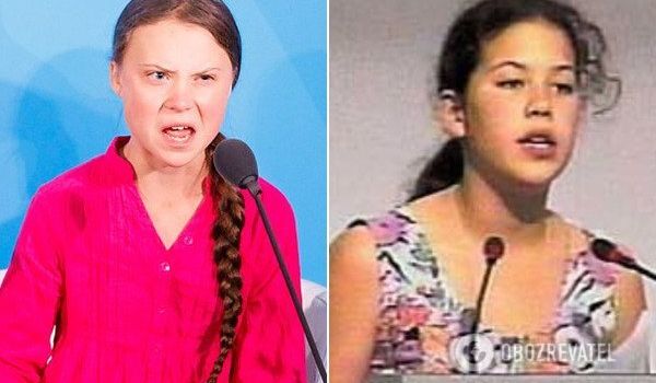«Заставила замолчать весь мир на 5 минут»: в сети показали «близнеца» юной Тунберг в ООН, отметив, что история повторяется 