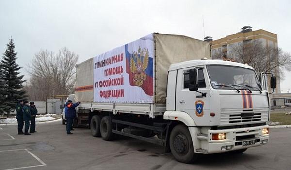 На оккупированный Донбасс отправился очередной российский «гумконвой» 