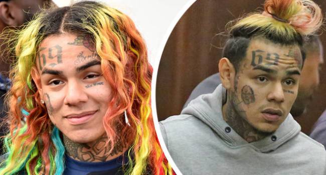 Скандальный американский рэпер Tekashi 6ix9ine попал в тюрьму на два года