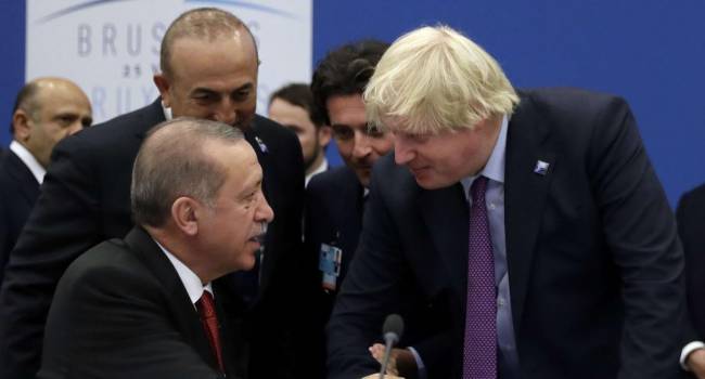 Эрдоган и Джонсон будут работать как партнеры по НАТО