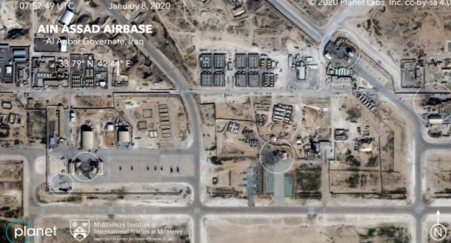 «В самое яблочко»: Обнародованы снимки удара Ирана по военным базам Вашингтона 