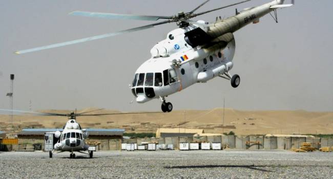 В Афганистане из реактивного гранатомета расстреляли вертолет Ми-8 с украинским экипажем