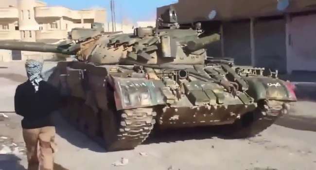 В Сирии оппозиция уничтожила танк российско-сирийской армии 