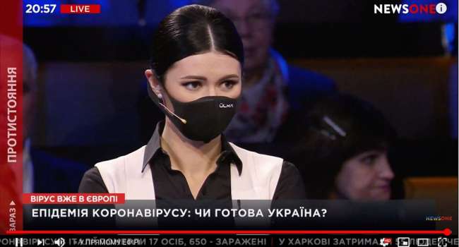 Горковенко: защитная маска Диане Панченко очень подходит. Объективно, стоять с закрытым ртом у нее получается гораздо лучше, чем говорить