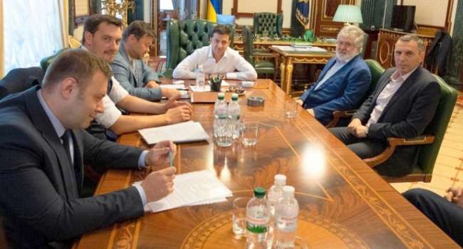 Ветеран АТО: Гончарук знал на что шел, когда фотографировался в кабинете президента с Зеленским и Коломойским