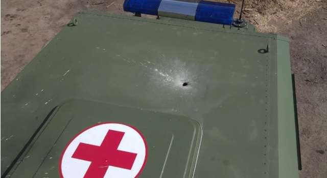Гибридная армия РФ при помощи авиации обстреляла санитаров ВСУ под Мариуполем