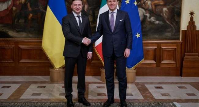 «Привет Маркиву, эвакуация украинцев, и торговля между странами»: Зеленский и Конте провели разговор и заключили ряд договоренностей 