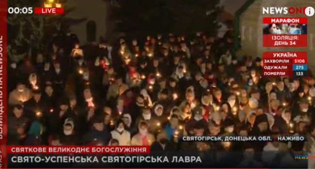 «Ни масок, ни дистанции»: Верующие УПЦ МП по призыву священнослужителей «забили» на карантин и остальных украинцев, и толпами пошли в храм