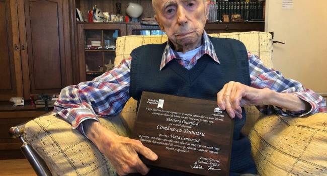 После скончавшегося британца: старейшим мужчиной планеты стал житель Румынии