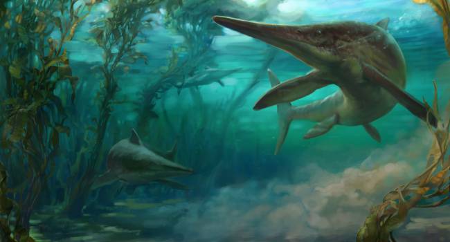 В Северной Америке обнаружены останки беременного ихтиозавра