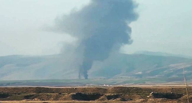 Армения заявила об уничтожении очередного азербайджанского военного самолета 