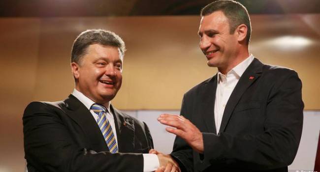 Порошенко порадовался победе Кличко на выборах мэра Киева