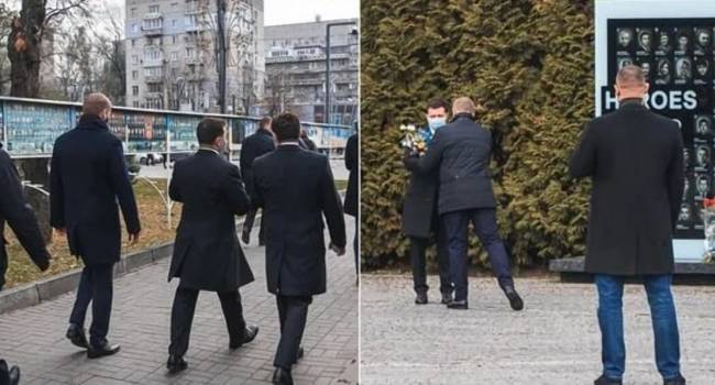 Странное поведение Зеленского в Днепре: охрана запретила СМИ снимать возложение президентом цветов к Мемориалу Героев Странное поведение Зеленского в Днепре: охрана запретила СМИ снимать возложение президентом цветов к Мемориалу Героев