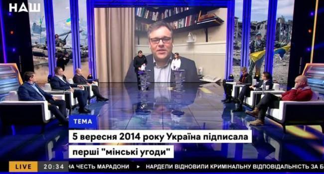 Канал Мураева «Наш» включил в прайм-тайм представителя луганских боевиков, который назвал украинцев «недорасой»