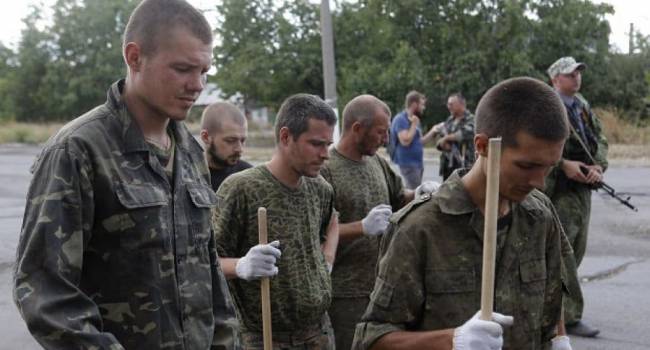 В «ЛНР» используют украинских пленных как рабсилу. Заставляют сооружать укрепления на фронте – ресурс 