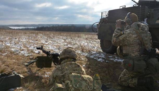 Российские оккупанты пять раз пытались выбить ВСУ из занимаемых позиций в зоне ООС