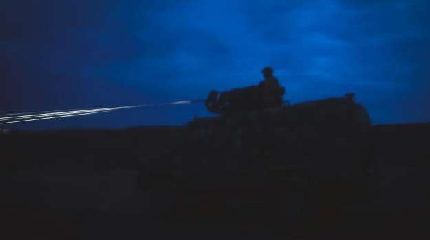 Морская пехота ВСУ провела боевые стрельбы на бронемашине «Казак-2» - кадры
