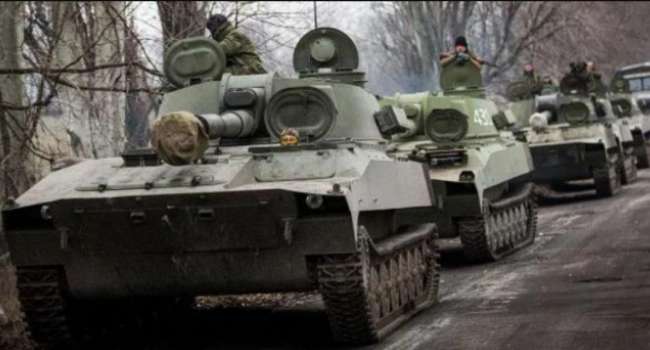 За шаг до полномасштабной войны: Боевики «ДНР» стягивают бронетехнику к линии разграничения За шаг до полномасштабной войны: Боевики «ДНР» стягивают бронетехнику к линии разграничения