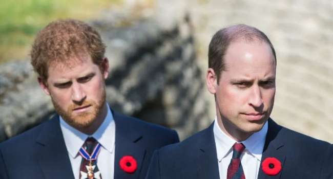 «Возможное примирение»: принцев Уильяма и Гарри заметили вместе на похоронах герцога Эдинбургского